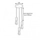 Світильник підвісний на три патрони MSK Electric Asket NL 660-3R