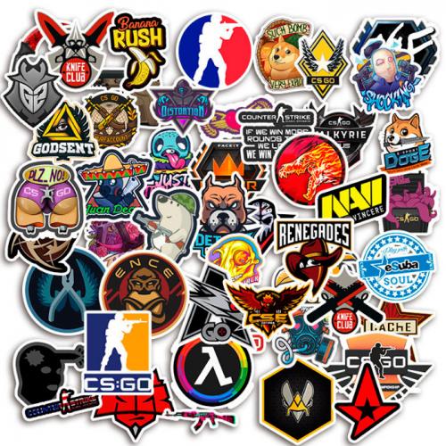 Набір стікерів GameStyle КС ГО (CS:GO) Counter-Strike Stickers Pack 50 шт 7015 Набір стікерів GameStyle КС ГО (CS:GO) Counter-Strike Stickers Pack 50 шт 7015