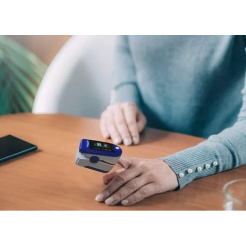 Пульсометр електронний на палець Пульсоксиметр Pulse Oximeter LK 87