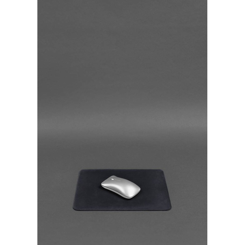 Килимок для мишки з натуральної шкіри 1.0 синій Crazy Horse BlankNote