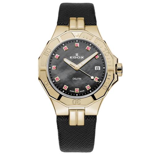Годинник EDOX Delfin Diver Date Lady 53020 37JC NANRUD Годинник EDOX Delfin Diver Date Lady 53020 37JC NANRUD
