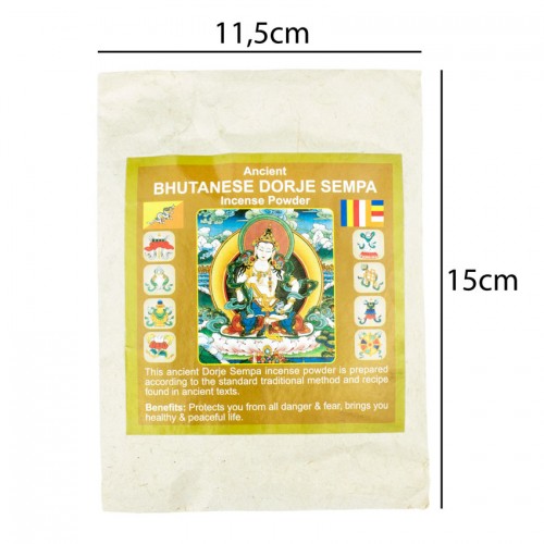 Пахощі Бутанські Hand Made Порошкові Санг Dorje Sempa 80 г 15x11,5x2 см (26822) в інтернет супермаркеті PbayMarket!