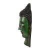 Маска Ручна Робота Непальська Будда 47х27,5х12,5 см Зелений (25276) в інтернет супермаркеті PbayMarket!
