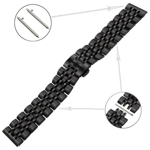 Браслет BeWatch Mobvoi TicWatch Pro 3 | Huawei Watch GT 2 46mm | GT 2 Pro 22мм сталевий Link Чорний (1021401) Браслет BeWatch Mobvoi TicWatch Pro 3 | Huawei Watch GT 2 46mm | GT 2 Pro 22мм сталевий Link Чорний (1021401)