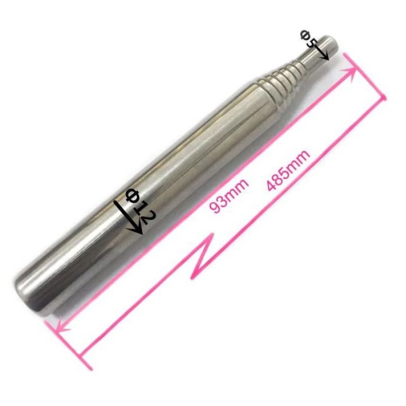 Телескопічна трубочка для роздування багаття або вугілля в футлярі FS-10