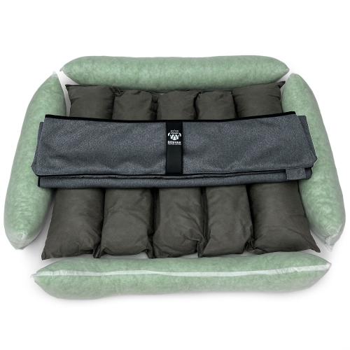 Лежак для собак всех пород EGO Bosyak Рогожка L 90x75 Сірий (спальное место для больших собак) Лежак для собак всех пород EGO Bosyak Рогожка L 90x75 Сірий (спальное место для больших собак)