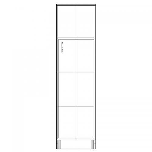 Шафа-Пенал Тиса Мебель ШС-420 Дуб сонома 166x35x45 см Шафа-Пенал Тиса Мебель ШС-420 Дуб сонома 166x35x45 см
