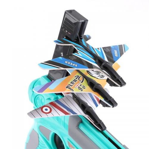 Ігровий набір Air Battle пістолет-катапульта з 4 літаками Blue (3_01203)