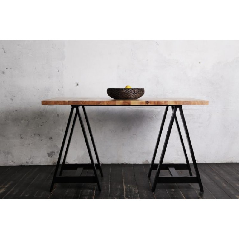 Обідній стіл у стилі Loft NS-1104 790x1500x650 мм Черный