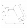Бра Candellux Colly 16x14 см Латунь (91-01702)