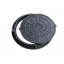 Люк полімерпіщаний  легкий 1,5т чорний