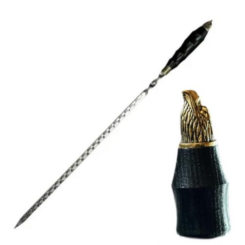 Шампур з дерев'яною ручкою Gorillas BBQ Орел SKK65 45 см (5437) Шампур з дерев'яною ручкою Gorillas BBQ Орел SKK65 45 см (5437)