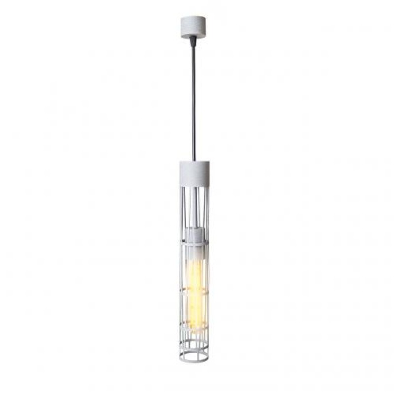 Світильник підвісний MSK Electric Flow у стилі лофт під лампу Е27 сірий MR 6040 GR