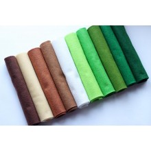 Набір китайського м'якого фетру Pugovichok Лісовий 10 кольорів для рукоділля та творчості (7158) Набір китайського м'якого фетру Pugovichok Лісовий 10 кольорів для рукоділля та творчості (7158)