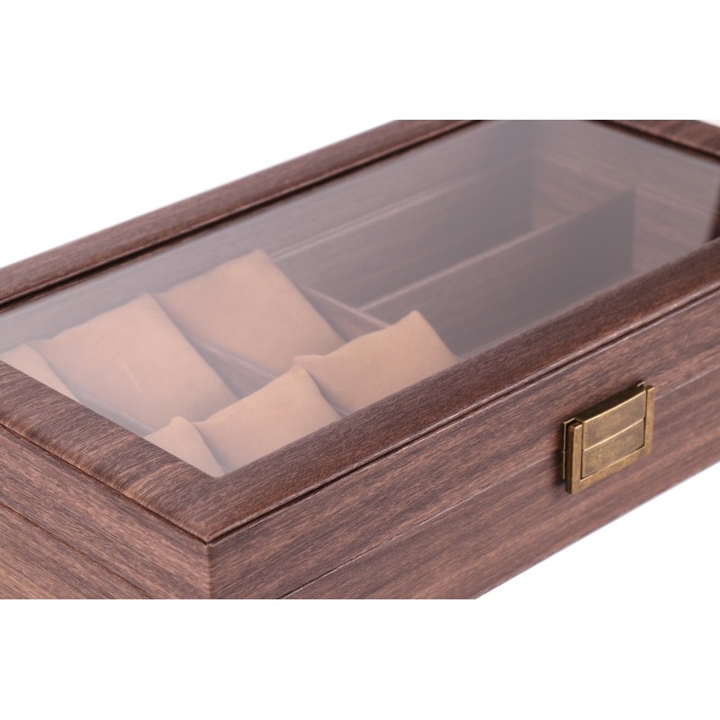 Шкатулка для зберігання годинників та окуляр Craft 6WPU.3SGL.ANTQ Коричневий