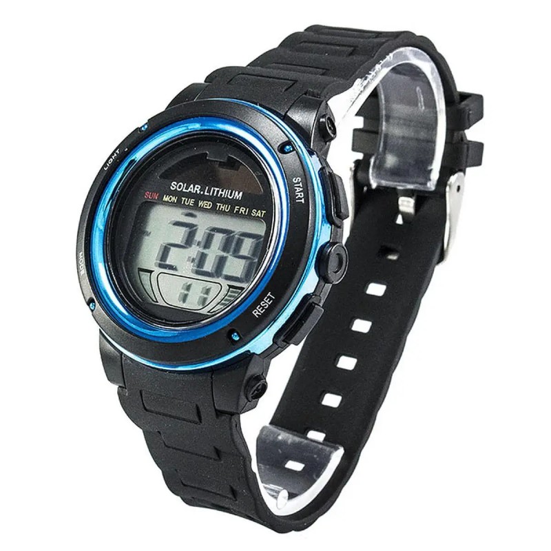 Годинник чоловічий спортивний Skmei 1096 із сонячною батареєю Синій