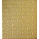 Самоклеюча декоративна панель Loft-Expert золота цегла 700x770x5 мм