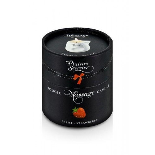 Масажна свічка Plaisirs Secrets Strawberry 80 мл (SO1848) в інтернет супермаркеті PbayMarket!