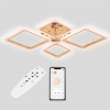 Стельова LED люстра Sunlight 5331/2+2 Gold