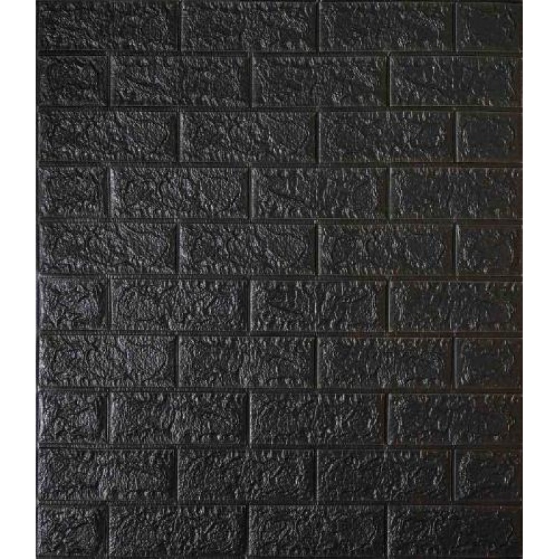 Самоклеюча декоративна 3D панель Loft-Expert цегла графіт 700x770x5 мм