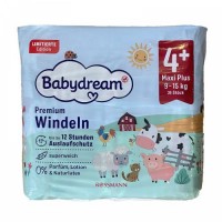 Підгузники Babydream Premium 4+ Maxi Plus 9-15 кг 36 шт