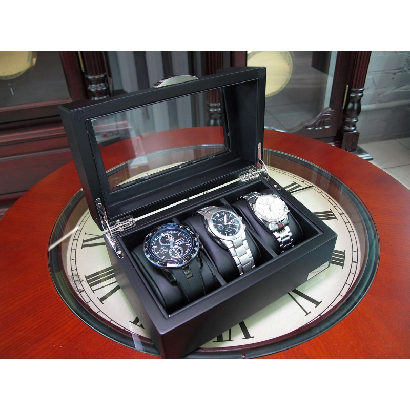Скринька для зберігання годинників Salvadore WB/2375/3.BL.PU Чорний