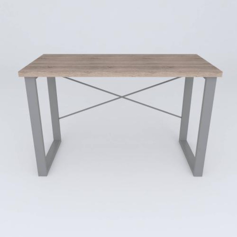 Письмовий стіл Ferrum-decor Драйв 750x1400x700 Сірий метал ДСП Дуб Сонома Трюфель 32 мм (DRA243)