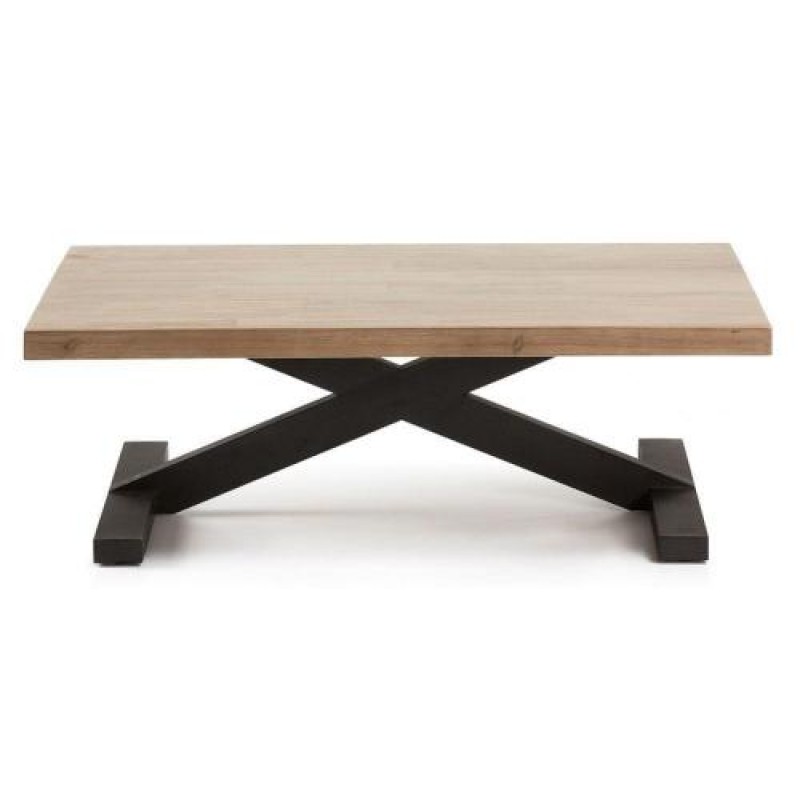 Кавовий журнальний столик у стилі Loft NS-556 430x1200x700 мм Черный