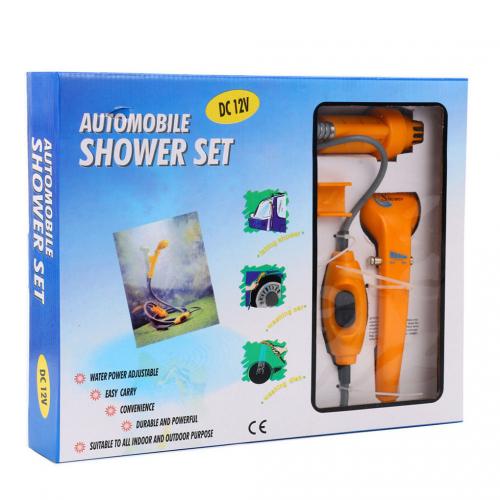 Автомобільний портативний душ RIAS Automobile Shower Set з живленням від прикурювача Orange (3sm_69708018)