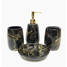 Набір аксесуарів для ванної кімнати Stenson 4 предмети 