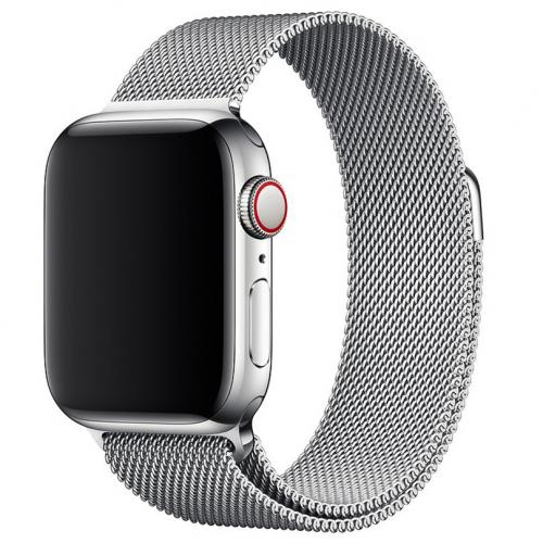 Ремінець Milanese Loop Strap для Apple Watch 38/40mm Silver Ремінець Milanese Loop Strap для Apple Watch 38/40mm Silver