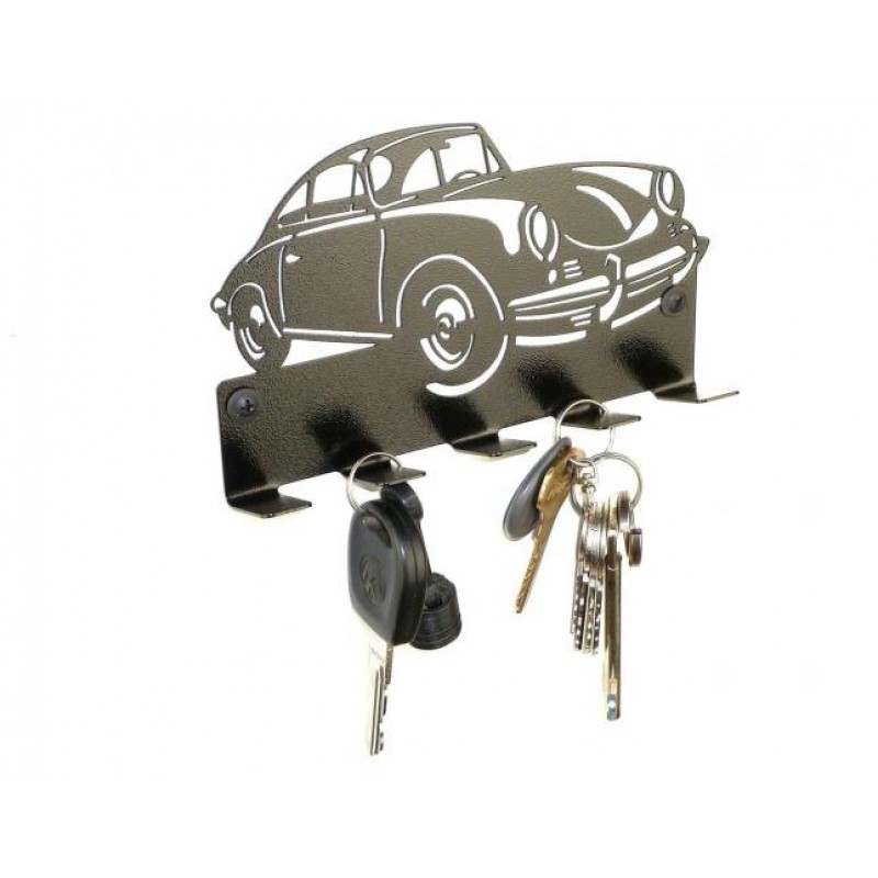 Вішалка для ключів ключниця Ferrum Ретро колір чорний (ВК001)