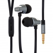 Дротові навушники з мікрофоном та чистим звуком Celebrat C8 3.5 mm 1.2 м Black