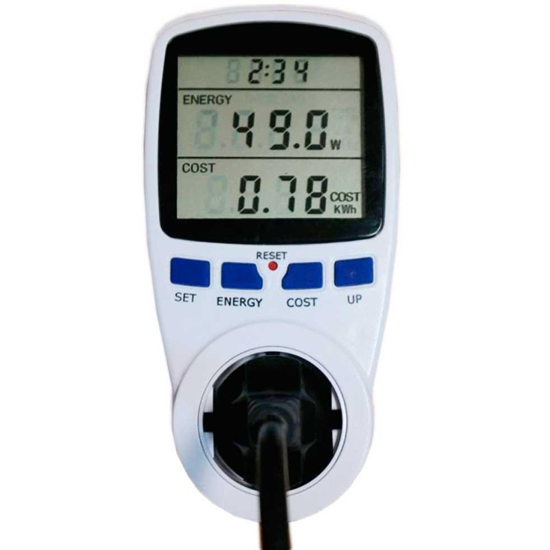 Енергометр Feron TM55 лічильник електроенергії розетковий