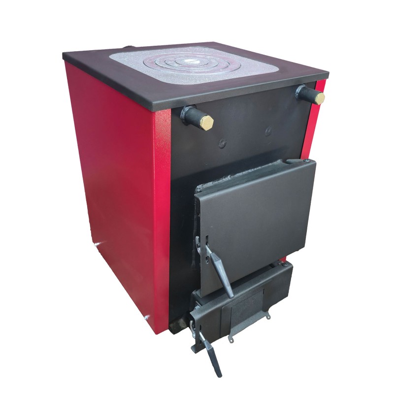 Котел твердопаливний Termico КВТ 18 кВт Червоний