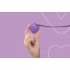 Міні-вібратор Серце FairyGasm PleasureStone 9 режимів violet (SX0646)