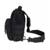 Рюкзак-сумка тактична військова через плече Military Oxford 600D 6 л Black (1168)