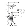 Змішувач для біде Hansgrohe Logis 71201000 Хром в інтернет супермаркеті PbayMarket!