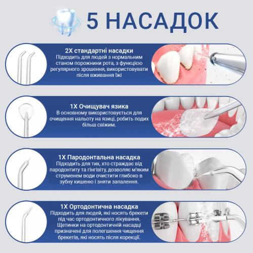 Іригатор H2ofloss HF-3pro Black Іригатор H2ofloss HF-3pro Black