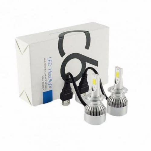 Комплект LED ламп C6 HeadLight H7 12v COB в інтернет супермаркеті PbayMarket!