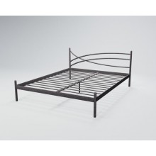 Ліжко Tenero Гвоздика1 1200х2000 Чорне срібло