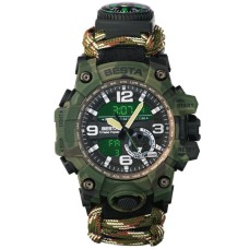 Наручний годинник чоловічий з компасом Hemsut Military Темно-зелений (2835)