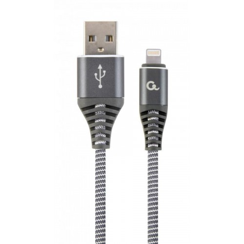 Кабель Cablexpert USB 2.0 A - Lightning 2м Сірий (CC-USB2B-AMLM-2M-WB2) в інтернет супермаркеті PbayMarket!