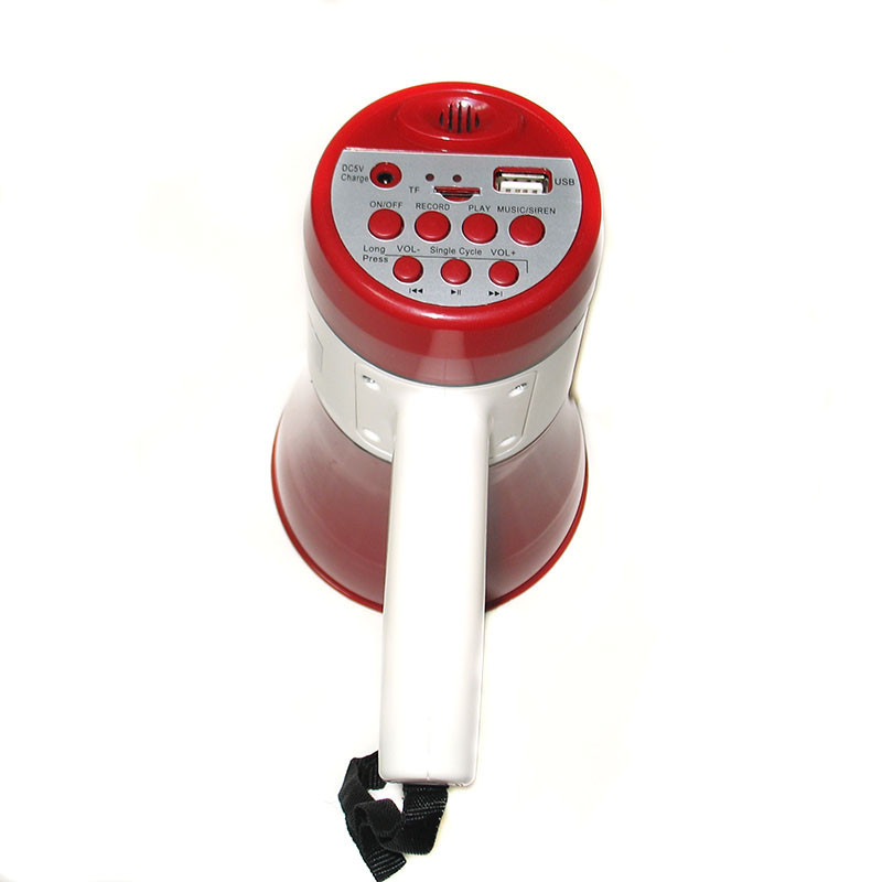 Мегафон рупор гучномовець UKC ER-22 Білий з червоним (008331)