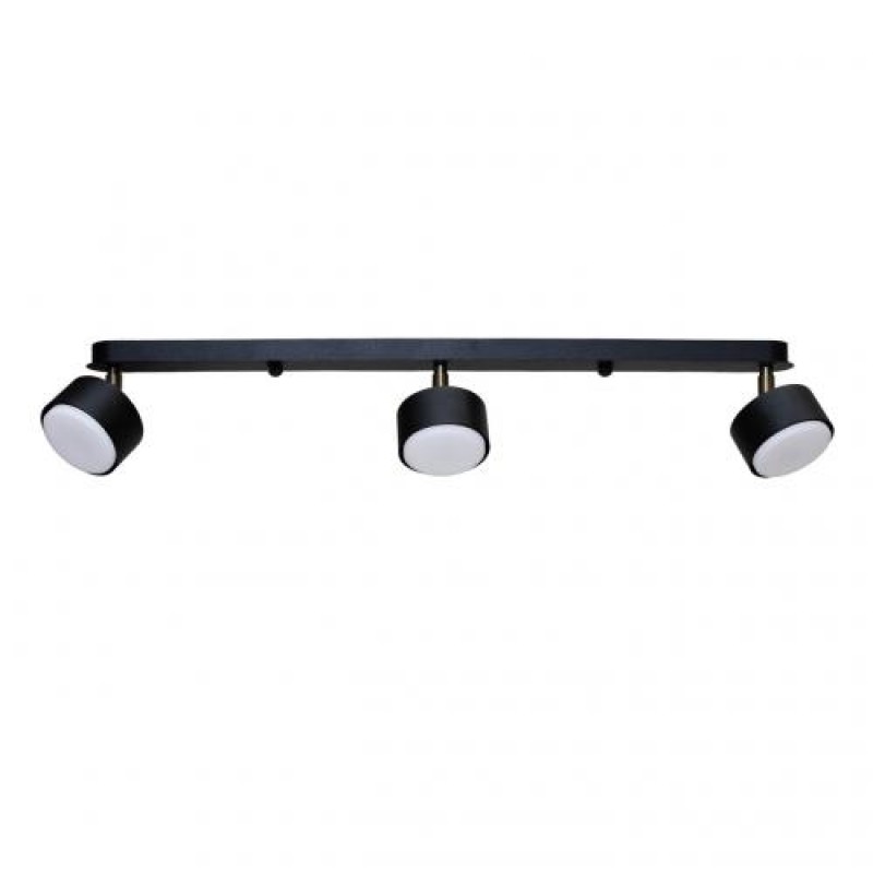 Світильник стельовий MSK Electric Copter спот з трьома поворотними плафонами GX53 NL 80405-3 BK Чорний (619512)