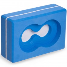Блок для йоги цегла для йоги з отвором Record FI-5163 EVA, р-р 23х15х7, 5см Синій (AN0697)
