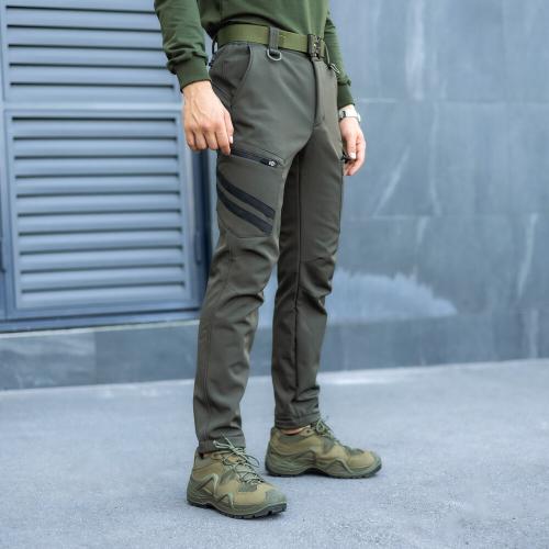 Штани карго чоловічі Pobedov Static 377478 4XL Хакі (00000006818)