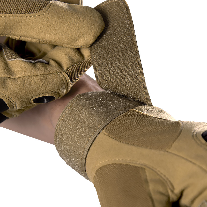 Рукавички тактичні повнопалі No Brand E001 Sand XL 12922-83216