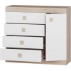 Комод для рещей Еверест Соната 5 Сонома + білий (Son-1)