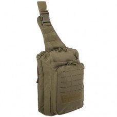 Сумка-слінг тактична з однією лямкою SILVER KNIGHT YF-273 33x23x10 см 8 л Оливковий